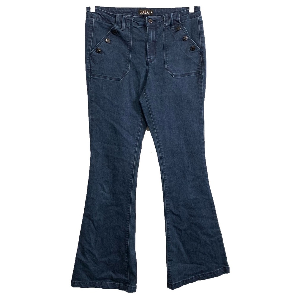 SUEDE “Taylor” Flare Leg Jeans